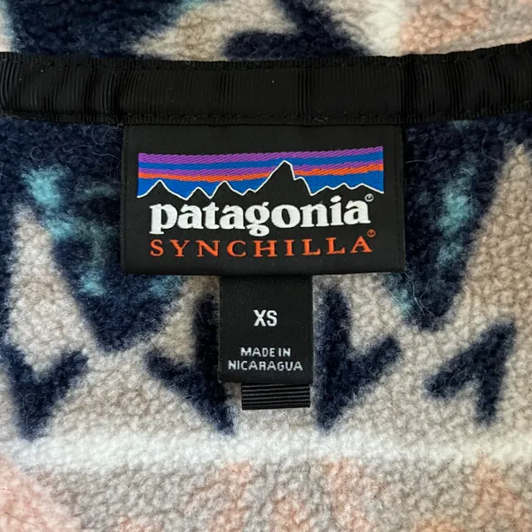 Patagonia Synchilla Snap-T Lightweight Fleece Bandicoot Marrow Pullover Jacket - Image 5