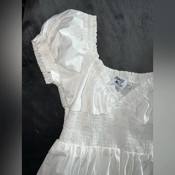 Princess Polly Daniela Mini Dress in White Size 4 - Image 10