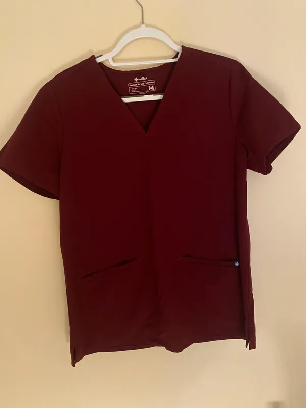 Maroon Scrubs Set  - Image 4