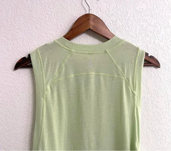 NWT Free People Movement Womens Tank Top Lemongrass Green Size Small - Image 5