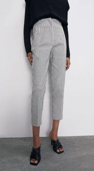 ZARA Plaid Trousers - Image 2