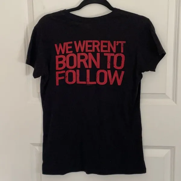 Bon Jovi We Weren’t Born To Follow Band Tee Rock Music - Image 2