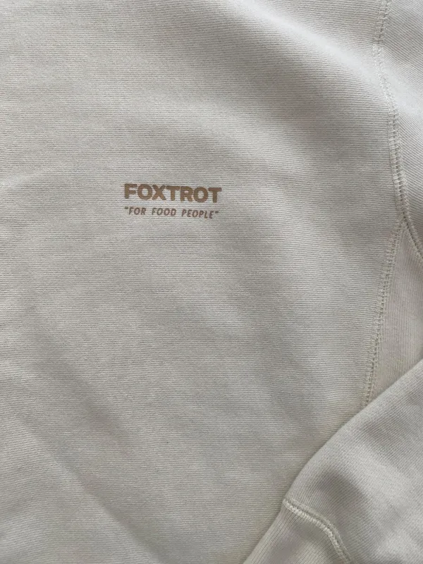 Cream foxtrot cotton crewneck food critic aesthetic - Image 3