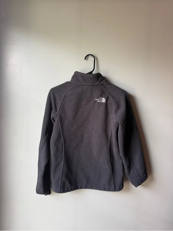 The North Face Full Zip Fleece Jacket Gray Outdoor Hiking XS - Image 4