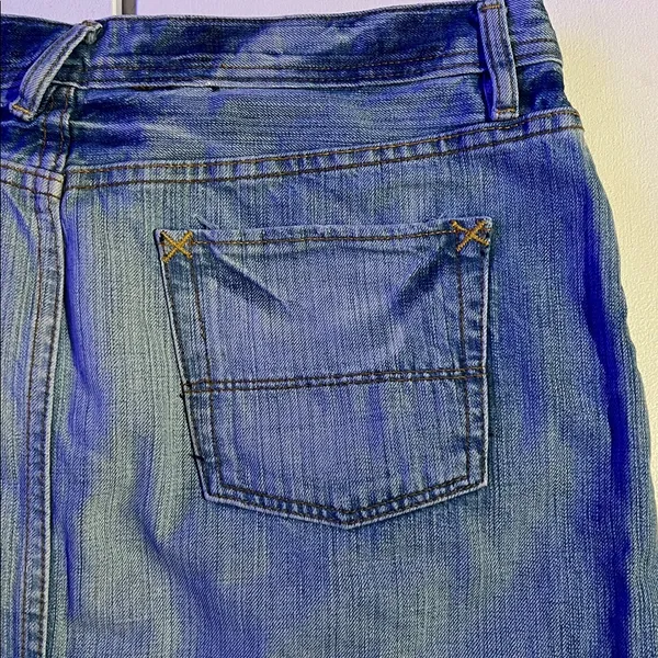Polo Ralph Lauren Denim Blue Women's mini Skirt size 14 - Image 3