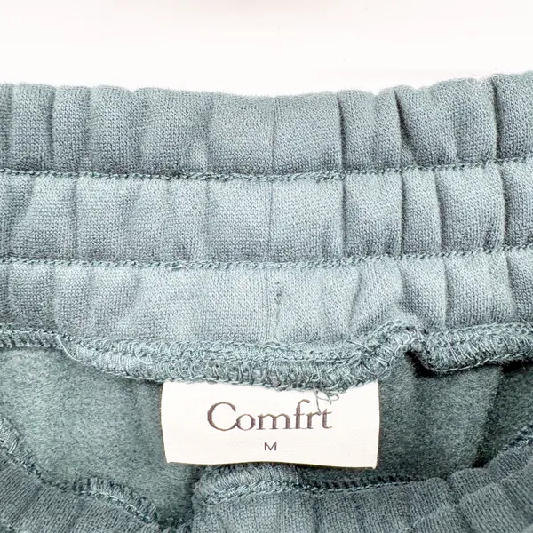 Comfrt Unisex Pine Green Signature Oversized Lounge Cozy Sweatpants Size M - Image 6