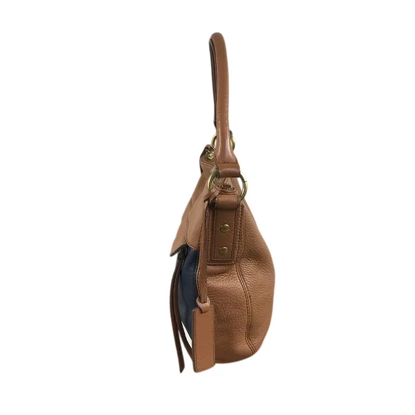 FOSSIL Molly Pebbled Cow Leather Shoulder Bag Hobo Slouchy Work Timeless Everyda - Image 4