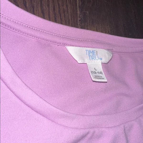 Time and Tru Lavender bodysuit size large Purple - Image 3