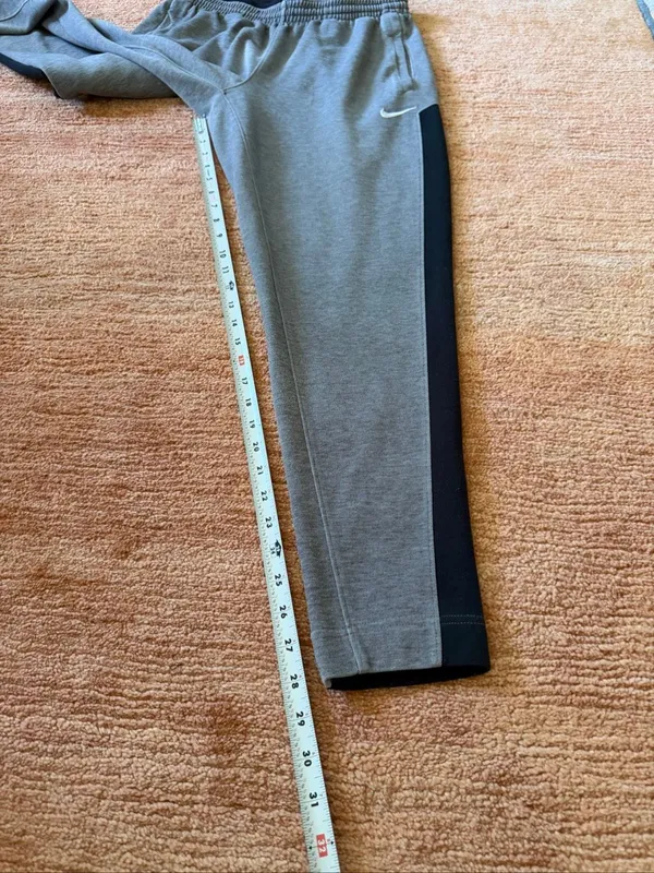 Nike Basketball G Gray Black Tapered Jogger Pants Youth Unisex - Image 5