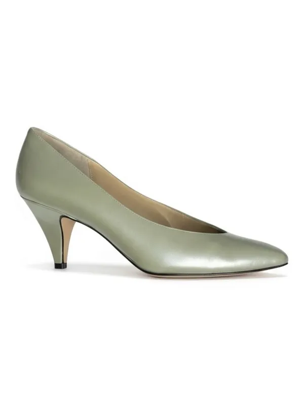 Vintage: Amalfi ❤︎︎ Monica Kitten Heel Pumps ❤︎︎ Pastel Mint Pearl Leather ❤︎︎ 7 - Image 2