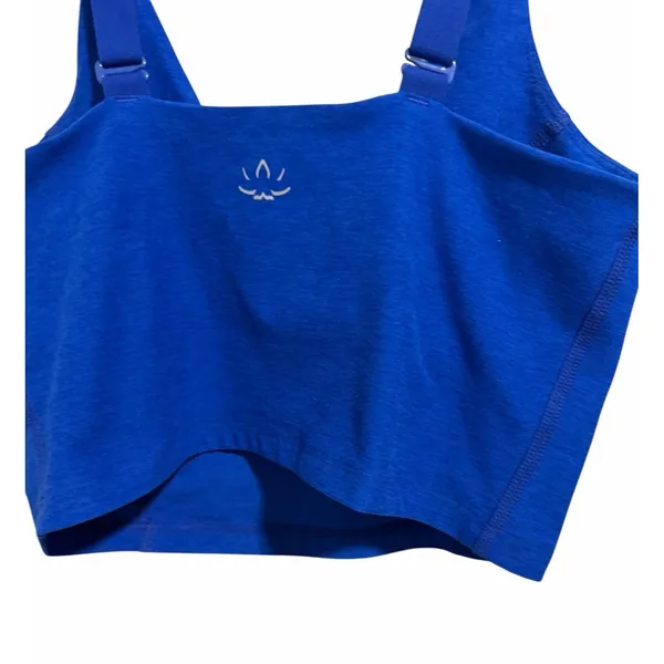 Beyond Yoga Spacedye‎ Good Day Cropped Tank Marine Blue Heather Size Small - Image 6