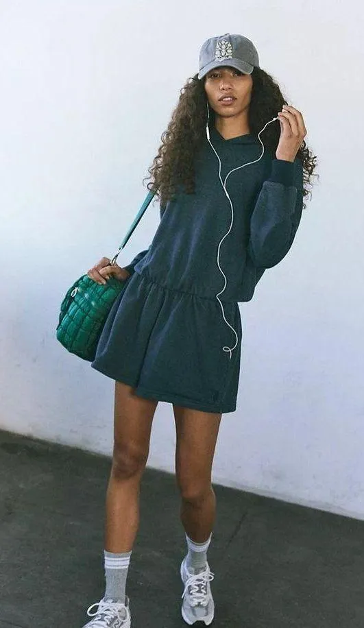 NWT FP Movement Such A Flirt Romper in Midnight Navy $98 Retail - Image 2