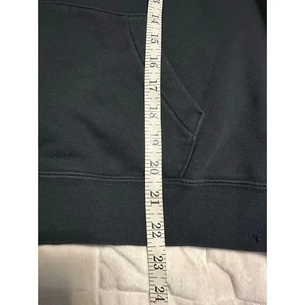 Nike Quarter Zip Sweatshirt Women's Size Medium Black Athleisure Active Cropped - Image 6