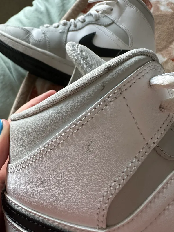 Nike Jordan 1 Mid Smoke Grey - Image 6