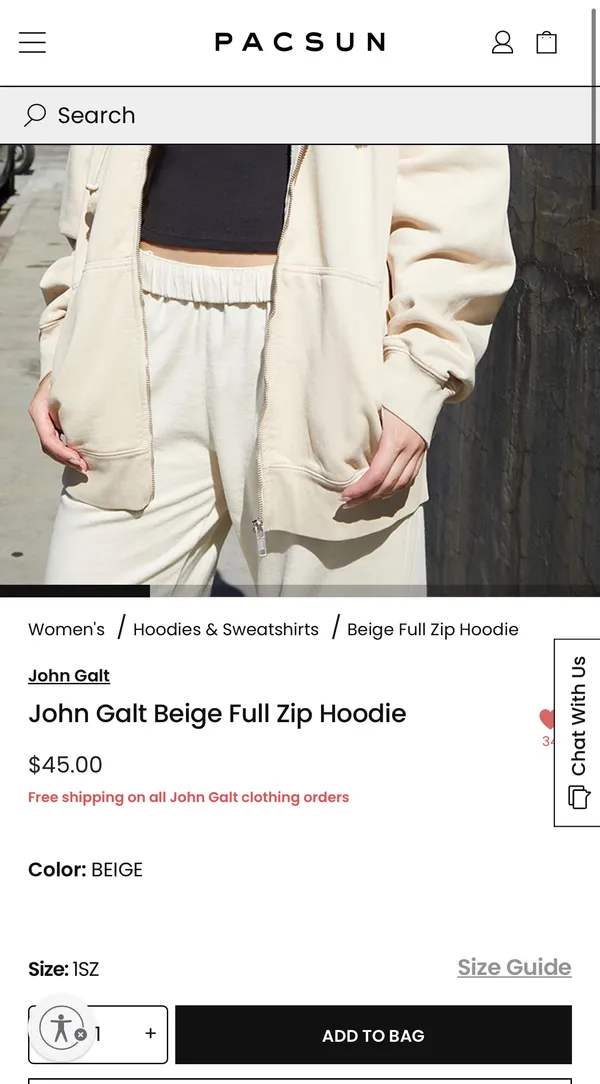 John Galt Brandy Melville Jacket - Image 2
