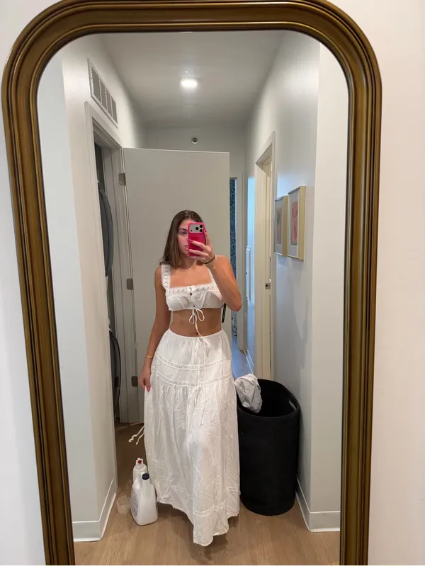 White Fox - Keep It Loud Maxi Skirt set - Image 3