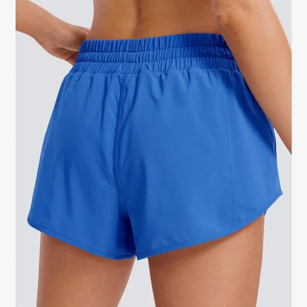 CRZ Yoga Blue athletic shorts - Image 2