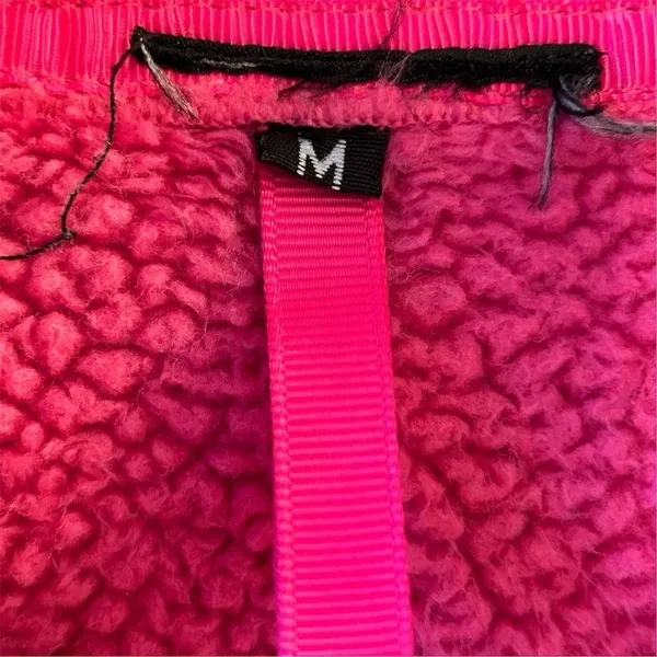 The North Face Women's‎ Pink Sherpa Fleece Hooded Jacket Size M - Image 6