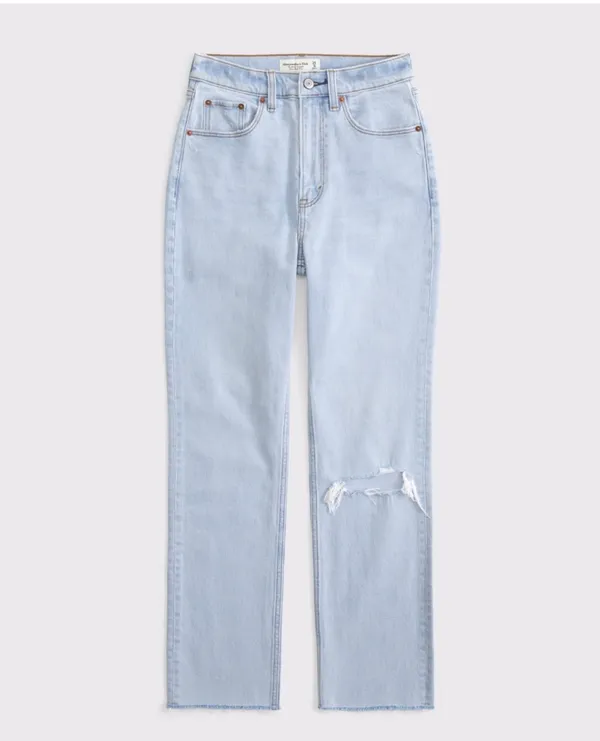 Curve Love Ultra High-Rise Straight Abercrombie - Image 4