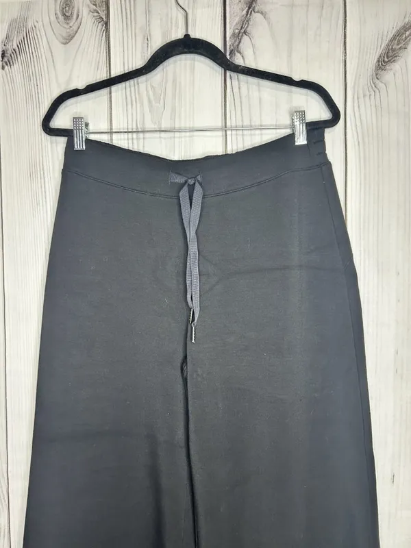 Spanx AirEssentials Women's Sz XL Black Wide Leg Drawstring Pants Lounge 50239Q - Image 2