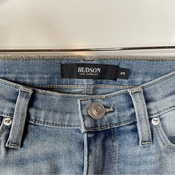 Hudson Nico Mid-Rise Super‎ Skinny Jeans Size 25 - Image 3