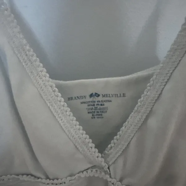 Brandy Melville Tank Top Light Blue - Image 2
