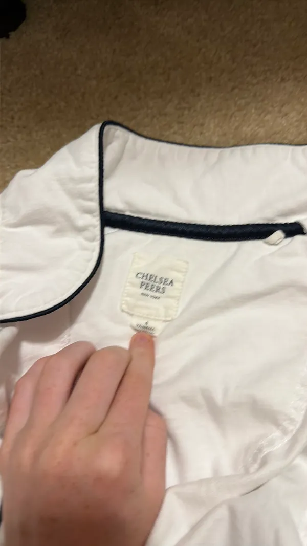 Chelsea Peers Pajama Set White Size XXS - Image 3