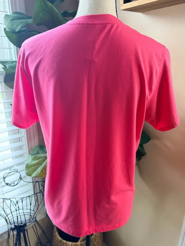 lululemon athletica Short Sleeve Crew Tee in Vibrant Pink - Image 3