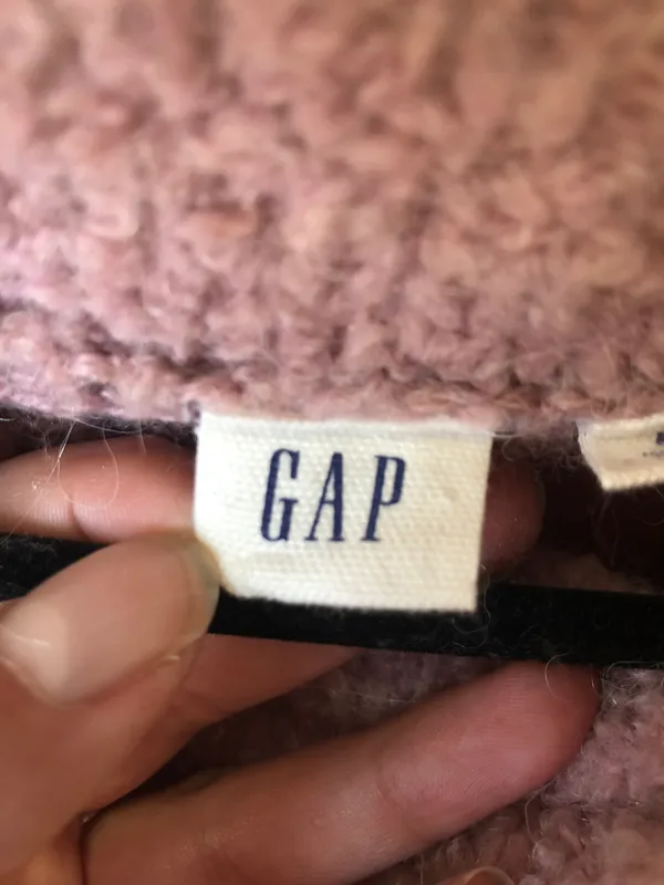 Gap Pink Mock Neck Sweater - Medium - Image 2