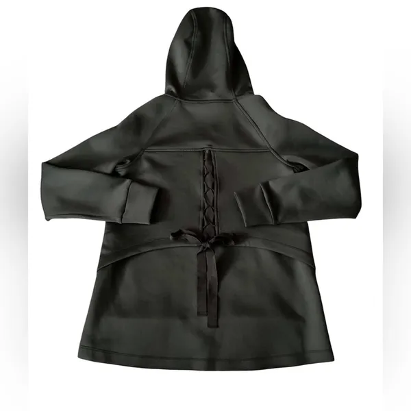 💥Active AVIA Flex Tech Scuba Jacket Zip-Up Hoodie Vented Ribbon & Mesh Details M - Image 4