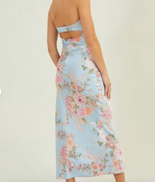 Altar’d State Strapless Midi Dress - Image 2