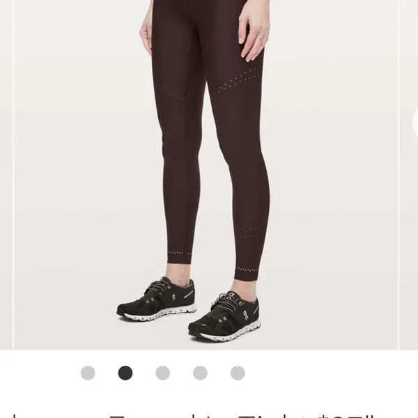 Lululemon Zoned In Tight 27" Plum Shadow Size 10 - Image 5