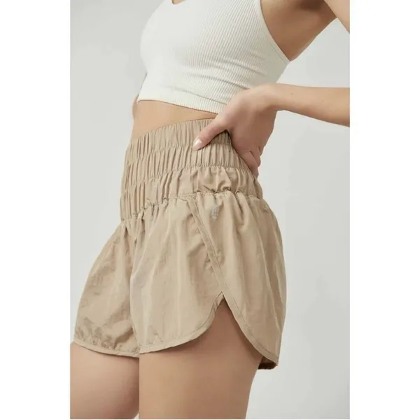 NWT‎ Free People Movement The Way Home Clay Tan High Rise Shorts - Image 2