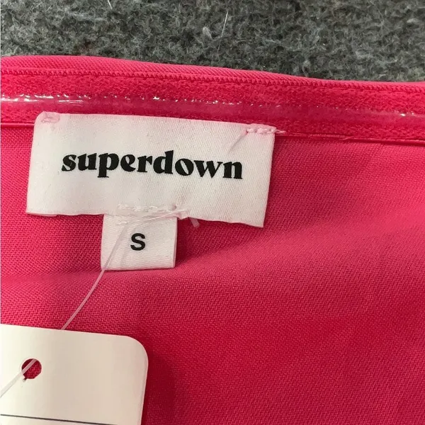 NWT Superdown Catalina Ruffle Tube Party Mini Dress in Hot Pink Size‎ S - Image 14