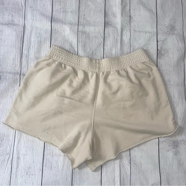 Aerie Cream Sweat Shorts - Image 3