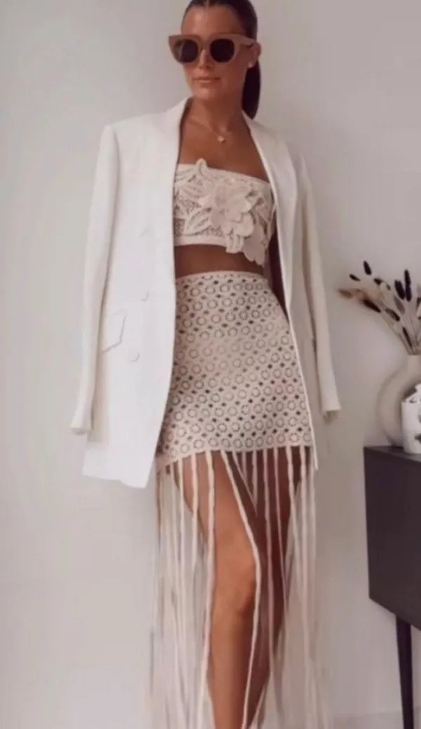 ZARA Crochet Skirt - Image 5