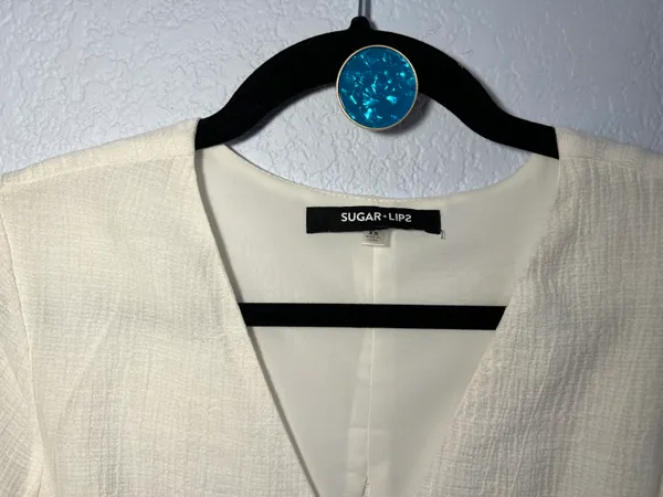 White Long sleeve Blouse - Image 2