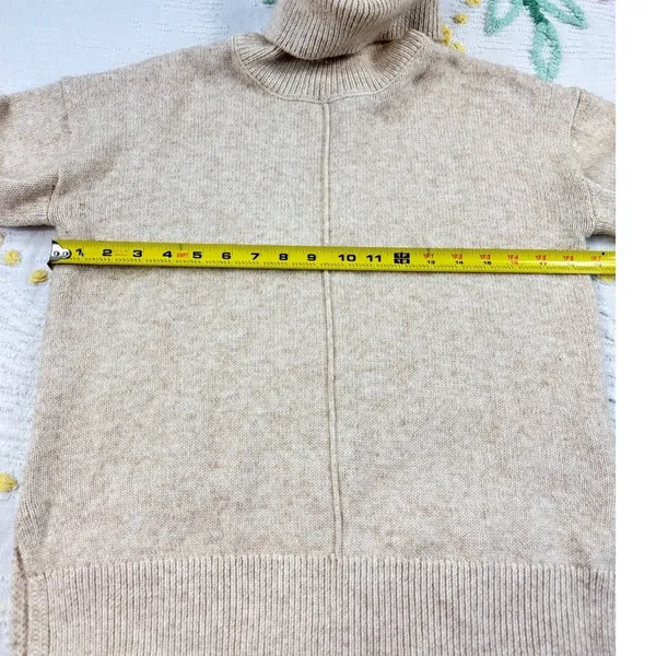 Gypsy Cloud Turtleneck Sweater Womens S‎ Beige Tan Long Sleeve Knit Pullover - Image 4