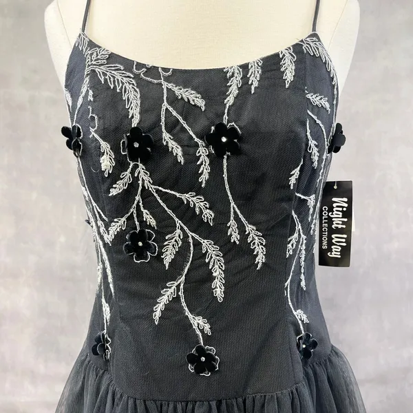 Night Way Collections Gown Dress Womens 6 Whimsigoth‎ Fairy Grunge Coquette Gala - Image 2