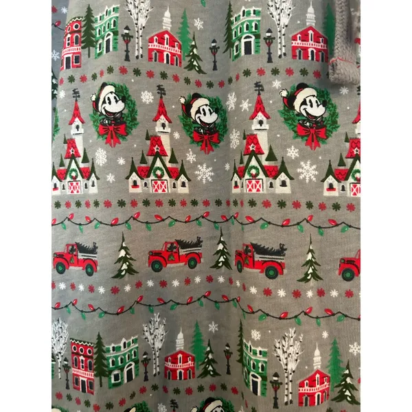 Disney Parks Holiday / Winter theme lounge joggers Mickey Mouse, Size M - Image 3