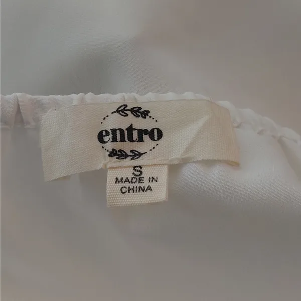 90s Revival Y2K Cami Babydoll Top Sz Small White Coquette Fairycore Tank entro - Image 8