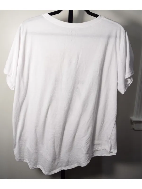 Disney Mickey Mouse Rainbow Pride LOVE Graphic T-Shirt White Size L - Image 2