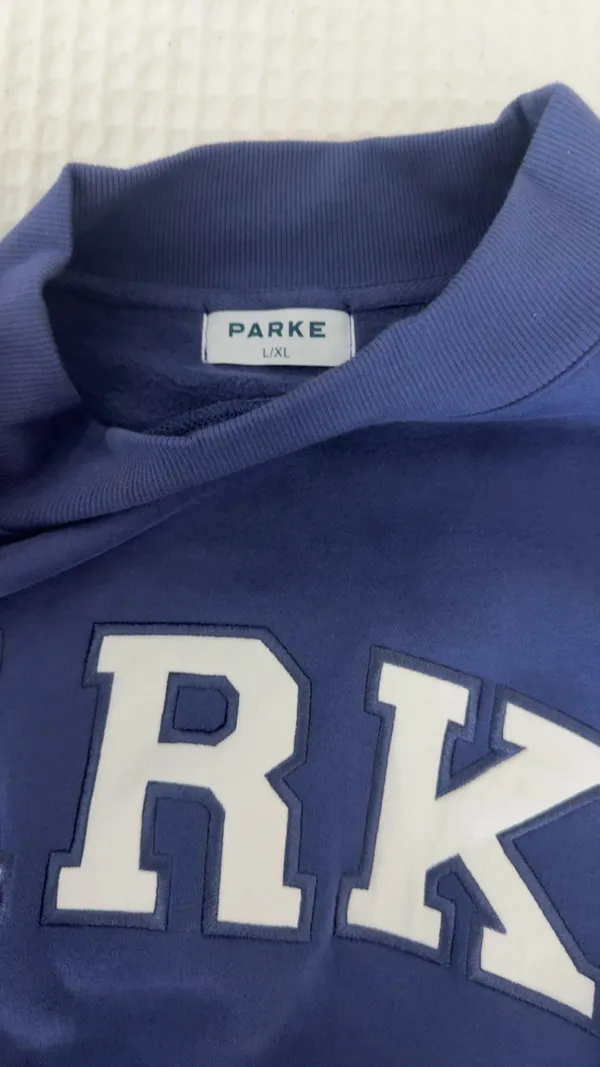 Crown Blue + White Parke Mockneck L/XL Brand New, Never Worn or Washed !! - Image 2