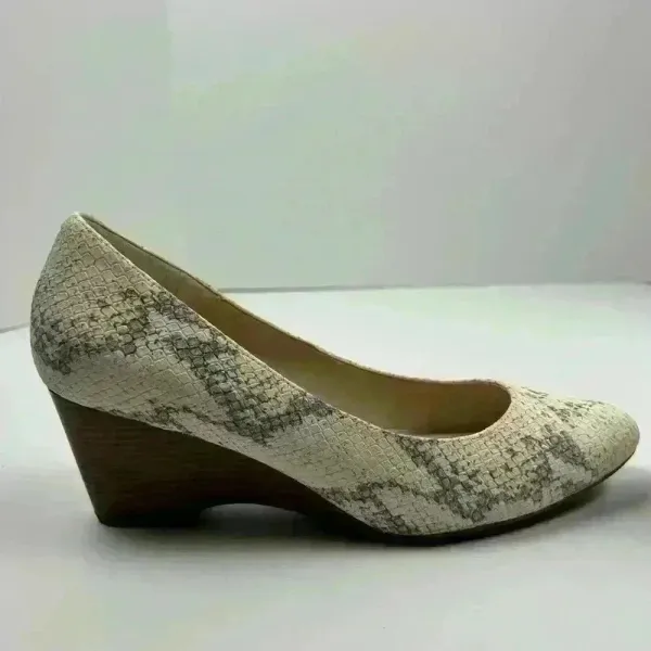 COLE HAAN The Go-to Wedge Chalk Python Snake  Print- Size 8.5‎ - Image 15