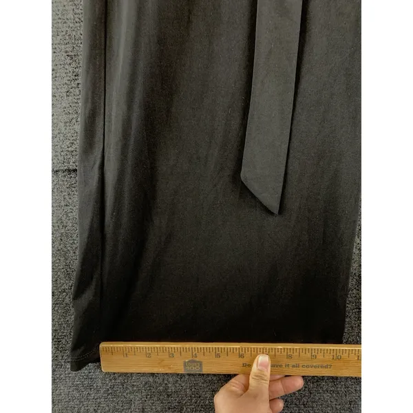 NWT Philosophy Republic Clothing Black Wide Leg Pants Womens Large Tie Waist - Image 9