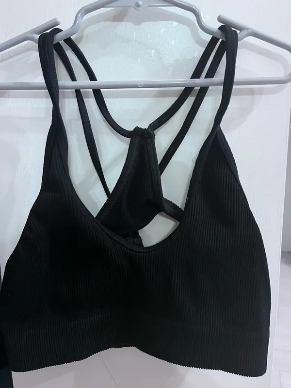 FP Movement Free Throw Black Strappy Bra - Image 3