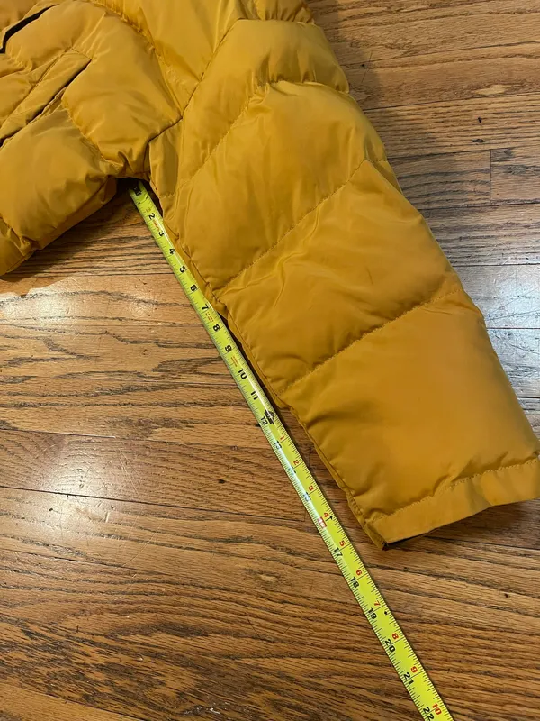 Kendall & Kylie Mustard Yellow Puffer Jacket - Image 9