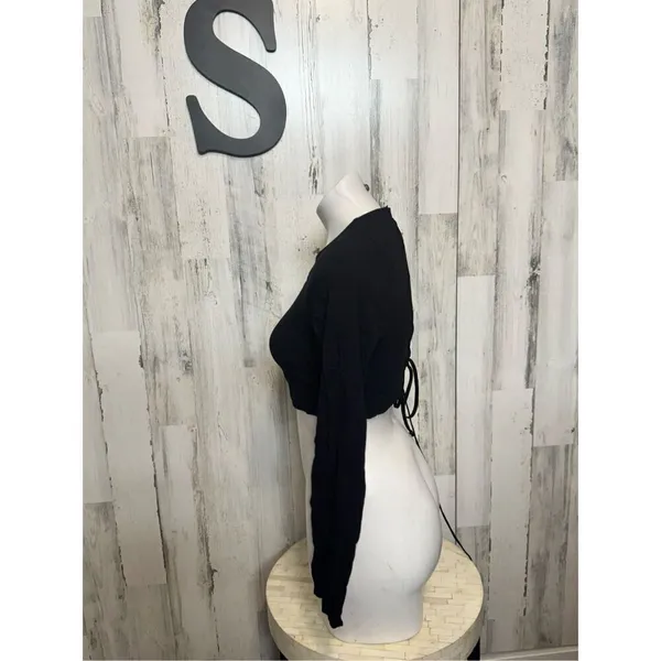 Black crop top Black - Image 2