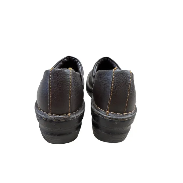 Sonoma Womens Brown Leather Clogs Mules 7.5M SKU 7181 - Image 5