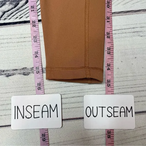 American Eagle The Everything Pocket Leggings Size‎ XS Rust Brown Tan Athletic - Image 6